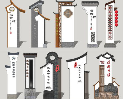 腾冲美丽乡村标识标牌有哪些分类？